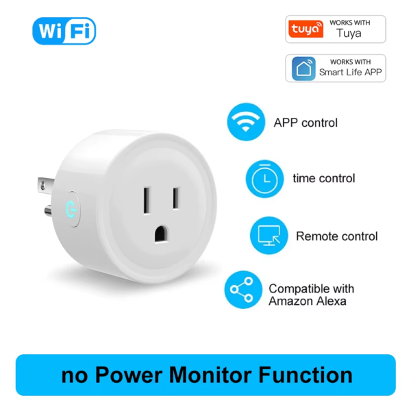 Tomacorriente inteligente de sobreponer, funciona con Alexa y Google Home - Image 15