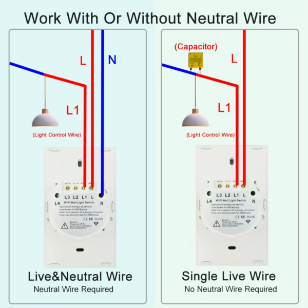 Interruptor de luz inteligente blanco - Image 6