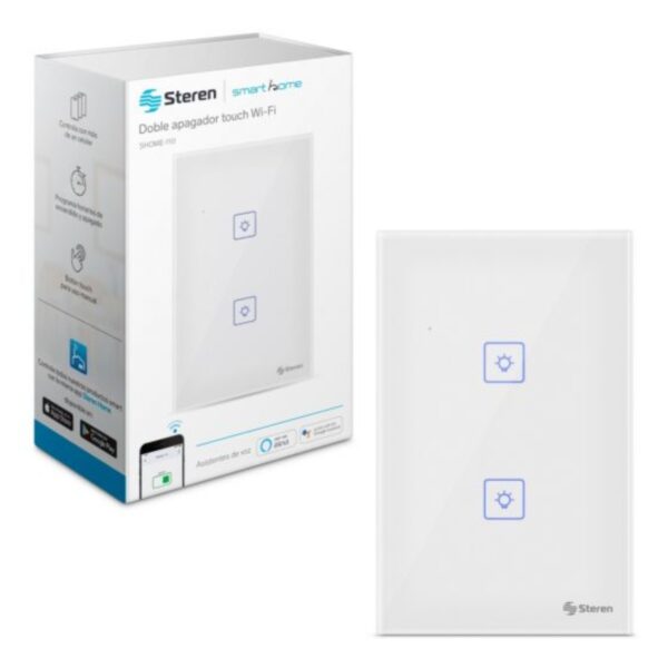 Interruptor Inteligente WiFi Touch Doble - Image 4