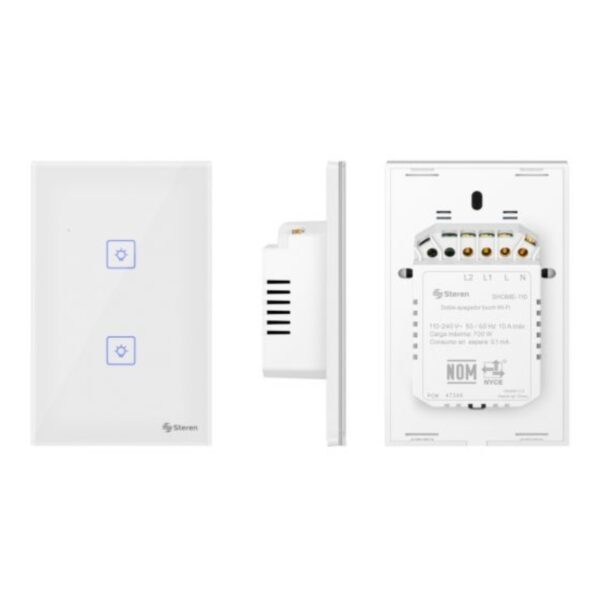 Interruptor Inteligente WiFi Touch Doble - Image 2
