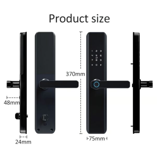 Cerradura Inteligente Smartlock TPSH-720 con Huella, Código y RFID - Image 4