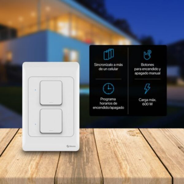 Interruptor Inteligente WiFi Doble - Image 3