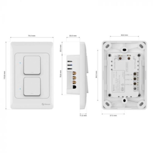 Interruptor Inteligente WiFi Doble - Image 4